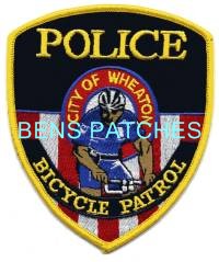 ILLINOIS,WHEATON POLICE BICYCLE PATROL 1_wm